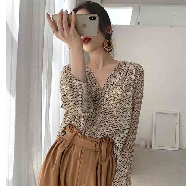 

qooth femme womens fashion summer white shirt women long sleeve blouse korean woman clothes roupas femininas qt130 210518