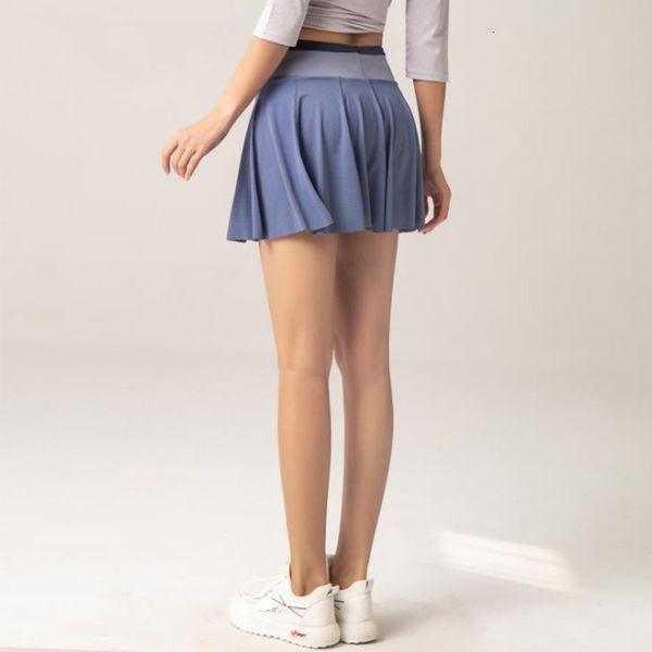 

women's shorts cloud hide sports skirts high waist tennis golf skirt fitness women athletic quick dry running short sport skort pocket, White;black