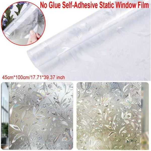 

window stickers pvc frosted film one way mirror waterproof glass sticker for privacy protection home bedroom bathroom office