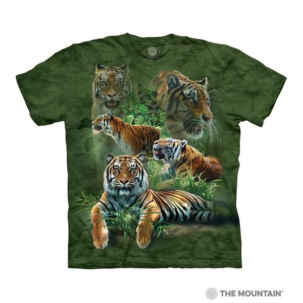 

deep forest animal men's 3d printing t-shirt graphic optical illusion short sleeve party streetwear punk gothic crew neck summer, White;black