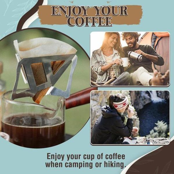 

coffee filters dripper filter outdoor camping portable folding funnel cup ground accessories