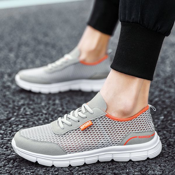 

men casual shoes summer breathable cool outdoor light man sneakers 2020 new fashion comfortable cool male for sandals men shoes, Red;white