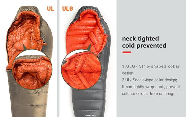 

sleeping bags naturehike mummy duck down bag winter camping hiking equipment slaapzak 800/1200g