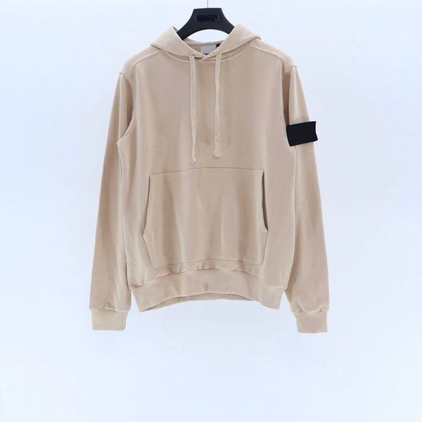 

High Quality hoodie Sweatshirts Mens and Women Designer Classic Compass Pure Color Armband Hooded Men's Street Print Hoodies Pullover H, Black