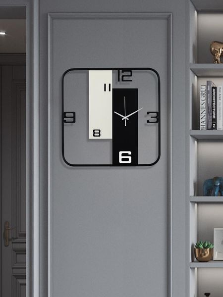 

wall clocks modern simple clock living room fashion personality creative nordic elegant home decorative