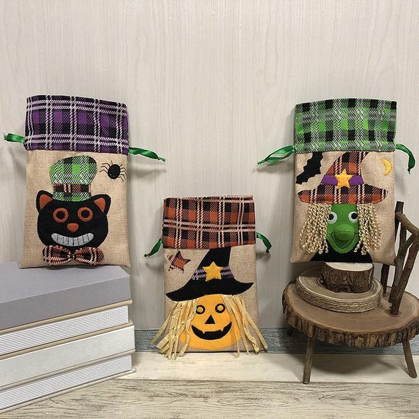 

gift wrap halloween wrapping bag durable cute special drawstring for party supplies