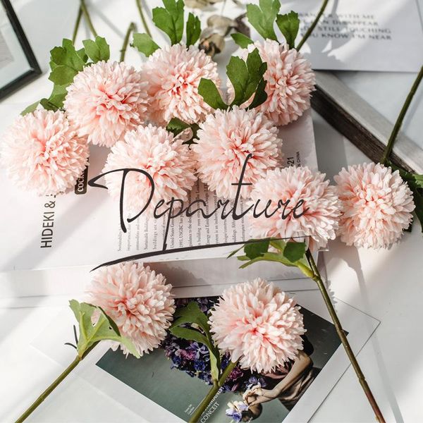 

pieces high-end artificial flower dandelion ball fake living room potted arrangement wedding decoration decorative flowers & wreaths