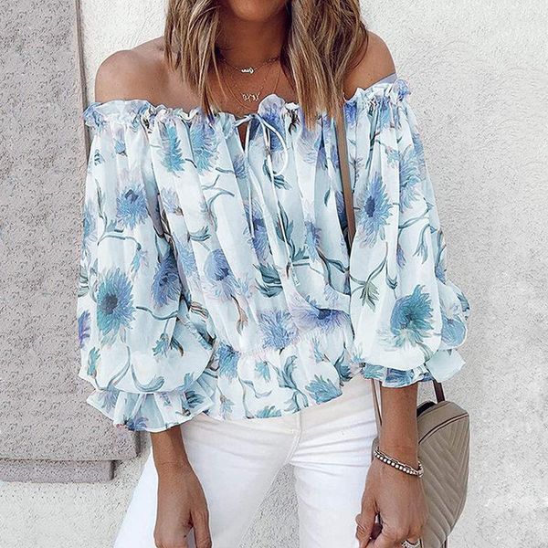 

women's blouses & shirts blouse women chiffon basic oversized soft party shirt long sleeve casual female mom clothes, White