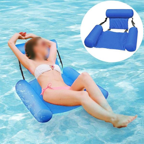 

inflatable floats & tubes mattresses water hammock lounge chairs waterpool float bed mat sports toys swimming pool recliner