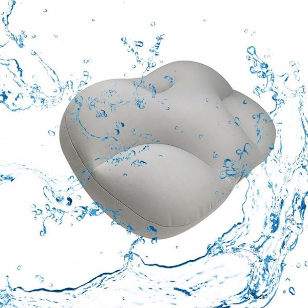 

pillow 3d neck support pressure relief headrest foam cushion with washable pillowcase pillows