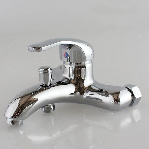 

chrome finish brass material bath and shower tap bathroom sets