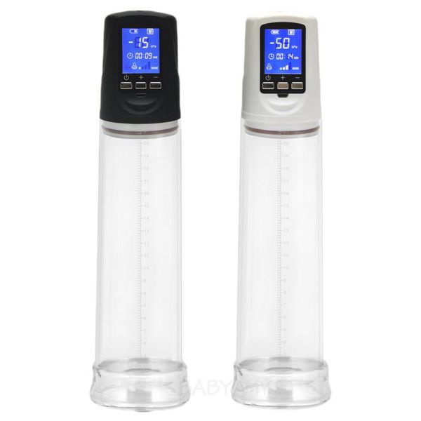

the rechargeable big screen electric beginner men dick vacuum erection assisting device male cock pump enlarger enlargement massagers