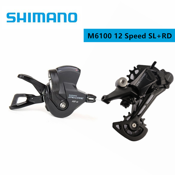 

bike derailleurs deore m6100/slx m7100 sl+rd shifter rear derailleur m6100 12speed groupset mtb mountain bicycle 1x12 speed