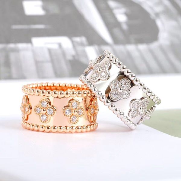 

ring s925 sterling silver high version kaleidoscope women's fashion inlaid with carbon diamond band hair