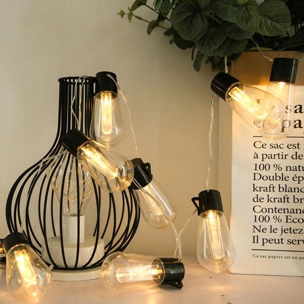 

strings 20led patio string light christmas bulb fairy garland solar outdoor party wedding decoration