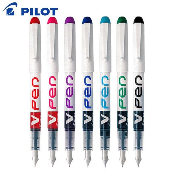 

1pcs japan pilot svpn-4w pen v straight liquid disposable color signature fountain pens