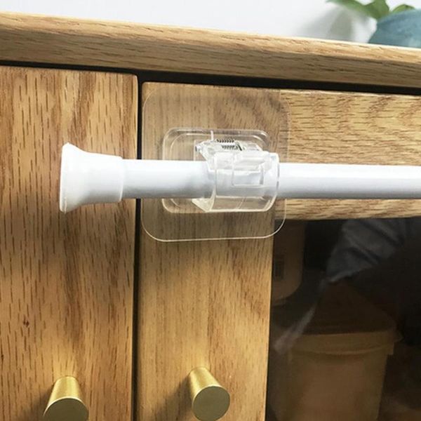

2cs/set powerful curtain rod hanging retaining clip hook shower bearing 3.5kg hooks & rails