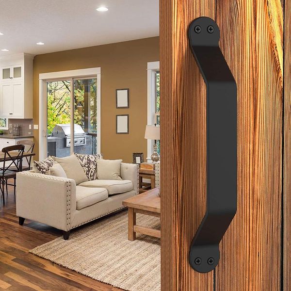 

craft tools cabinet barn handle matte black heavy duty with screws modern pull gate shed