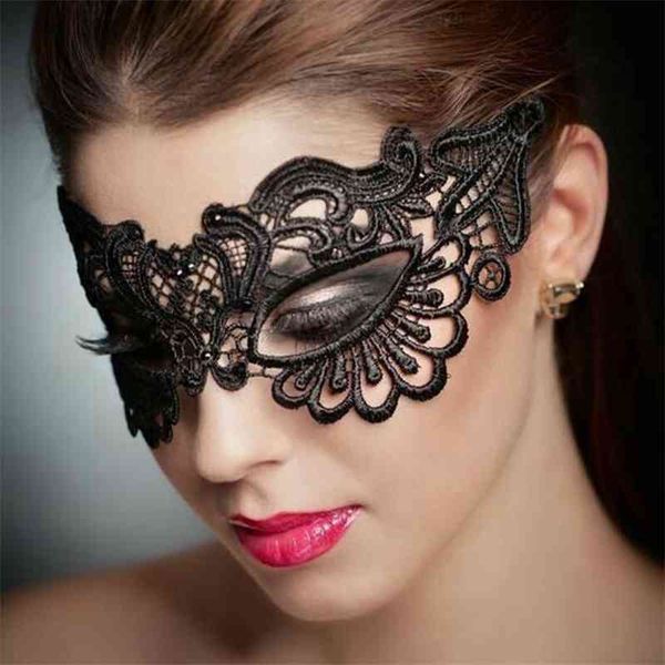 

lace female half face dance black eye mask halloween props princess mask