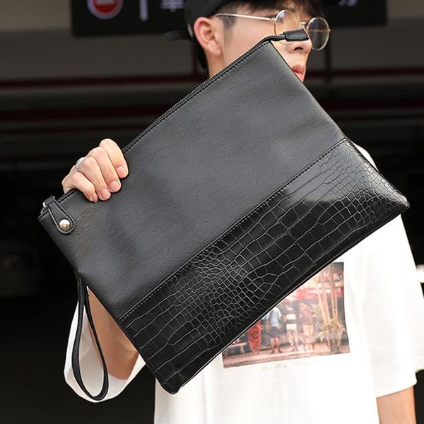 

duffel bags badenroo male envelope bag simple alligator crocodile leather business clutch shoulder fashion day clutches masculina