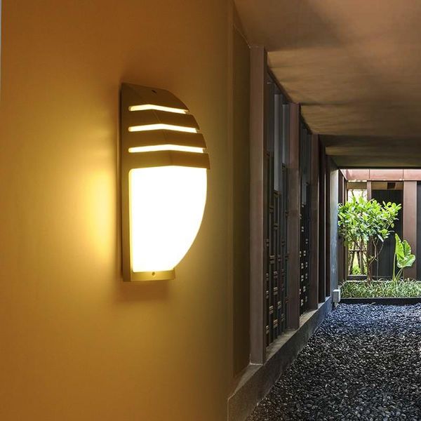 

outdoor wall lamps led waterproof courtyard exterior garden lamp terrace induction balcony aisle home villa staircase