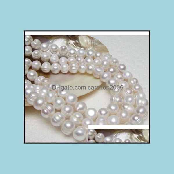 

beaded necklaces & pendants jewelry baroque 12-1m natural south seas white pearl 35inch 925 sier clasp drop delivery 2021 xroiu, Silver