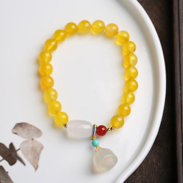 

charm bracelets agate women on hand chain bangles jewelry aesthetic fashion female now 2021 vintage classic casual, Golden;silver