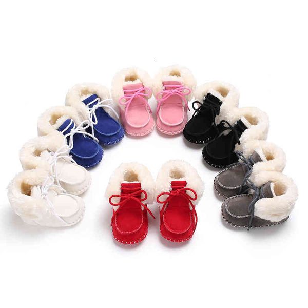 

walkers sneakers haishenyue winter woolen warm boots for boys and girls toddlers rubber soled non slip shoes babyshoes