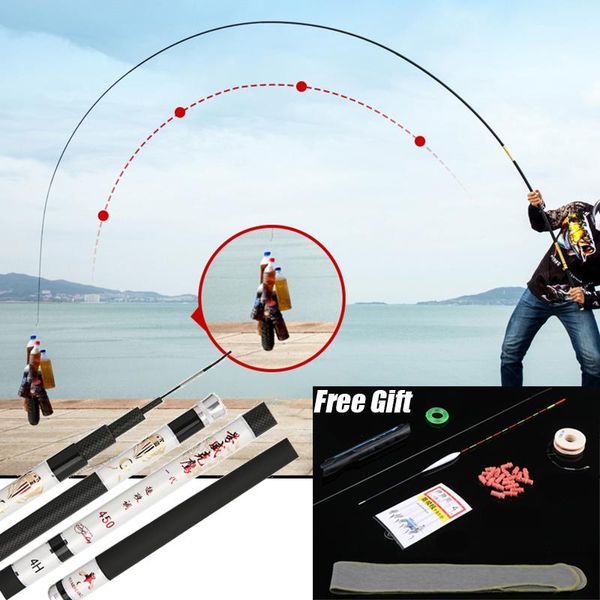 

boat fishing rods super light hard carbon fiber hand rod pole spinning cover casting stream rodbag 4.5m/5.4m/6.3m/7.2m