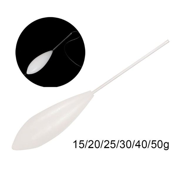 

fishing accessories acrylic upward float 15/20/25/30/40/50g lure floats tackle pesca vertical gear
