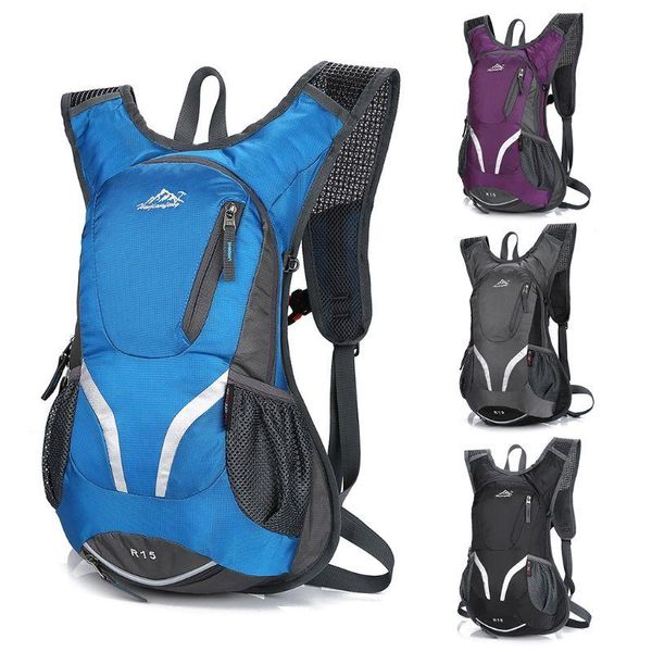 

backpack d0ud 15l cycling with helmet holder lightweight sports bag mtb mountain bicycle rucksack