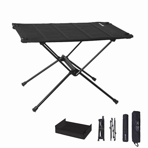 

camp furniture 1pc portable foldable table camping outdoor computer bed tables aluminium alloy ultra light picnic folding desk