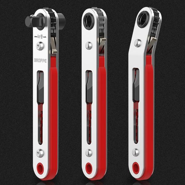 

mini magnetic screwdriver ratchet wrench right angle 1/4" hex shank for narrow space diy professional hand tools