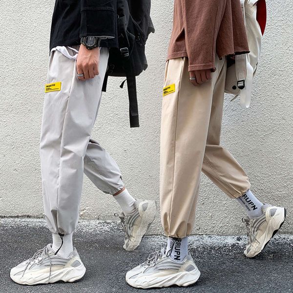 

men's pants and autumn korean fashion casual capris for men 50nk, Black