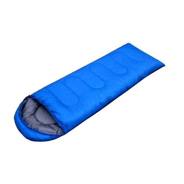 

sleeping bags outdoor cotton bag camping hiking hooded single zip waterproof good quality leisure