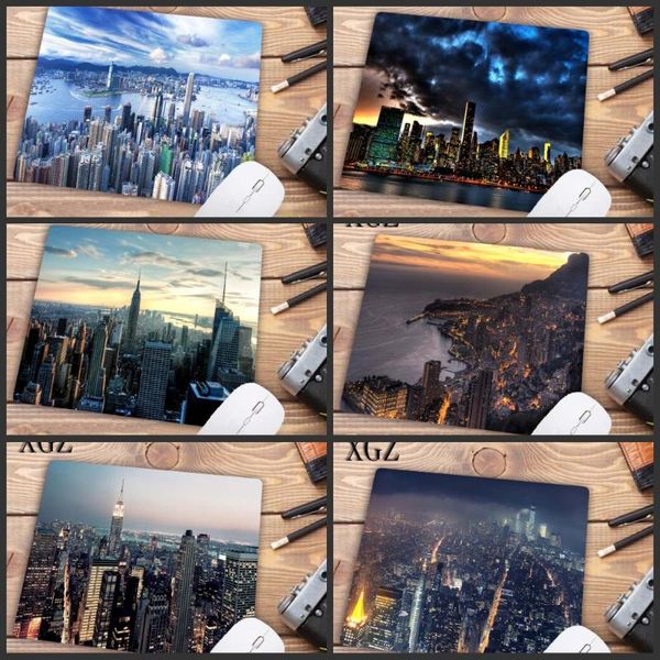 

mouse pads & wrist rests xgz beautiful city customized mousepads computer lapanime mat size for 18x22x0.2cm gaming big promotion