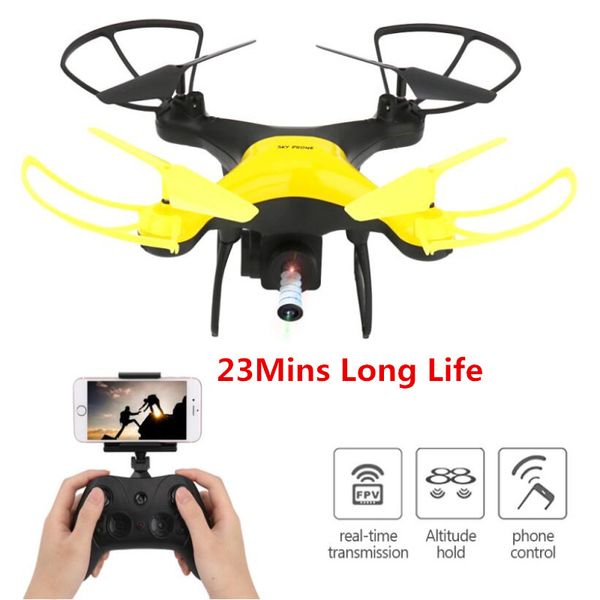 

outside anti collision radio control toys 120m 22 minutes long flying time rc quadrocopter drone with 720p hd wifi fpv camera
