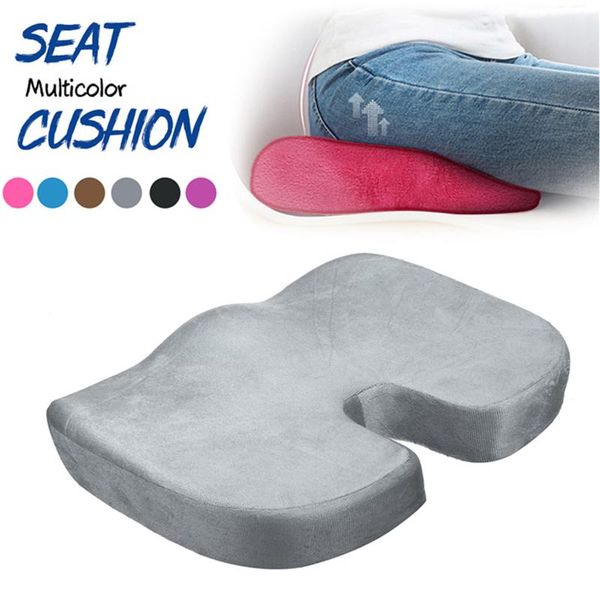

cushion/decorative pillow breathable u-shape seat cushion travel home car memory foam u pain relief hip massage pad
