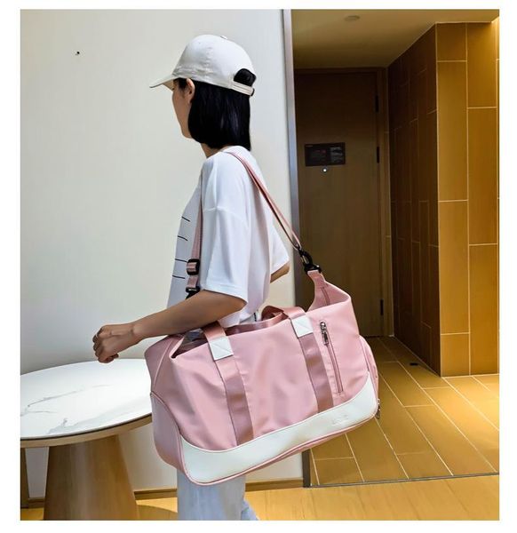 

duffel bags fashion leisure sports travel bag men's and women's small fresh fitness light hand bill of lading shoulder crossbody s