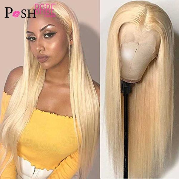 

lace wigs 30 inch blonde front wig human hair pre plucked 4x4 closure remy 613 frontal for women brazilian, Black;brown