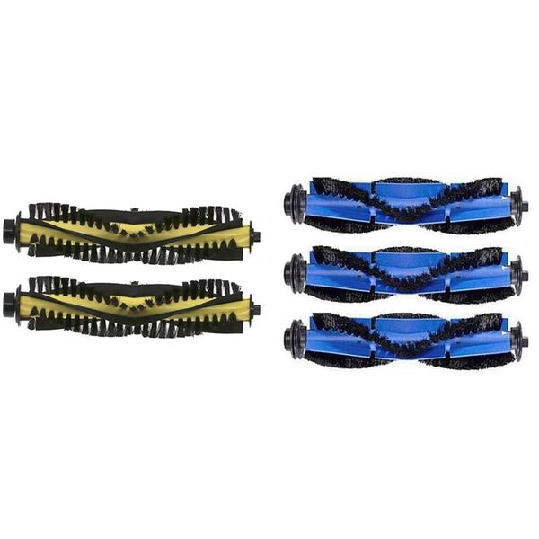 

vacuum cleaners 5 pcs cleaner main brush accessories yellow black & blue