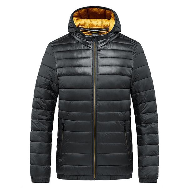 

men's jackets moruancle fashion casual and coats cotton lined thick warm parkas with hood solid color windbreaker clothing, Black;brown
