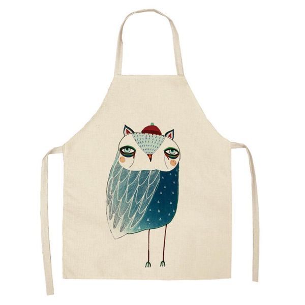 

aprons bird animal pattern apron for kitchen women hairdresser