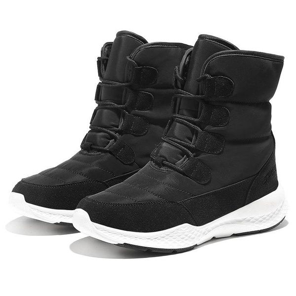 

boots thick plush warm fur women winter shoes snow anti-slip short style ankle big size waterproof white black colors