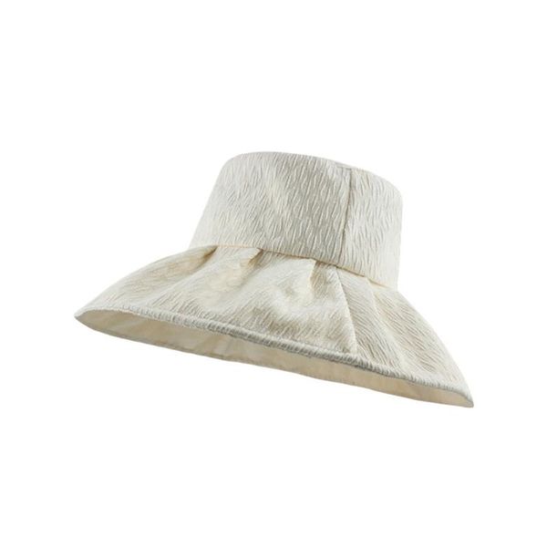 

wide brim hats women summer foldable bucket hat sunscreen cotton cap for outdoor camping beach holidays fisherman's, Blue;gray