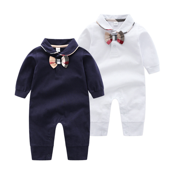 

baby romper infant boys long sleeve jumpsuits newborn kids diaper baby boy cotton climb clothes, Blue