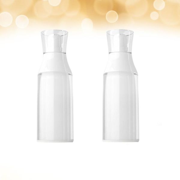 

2pcs beak shaped emulsion bottle transparent body wash shampoo pump portable refillable hand soap storage bottles & jars