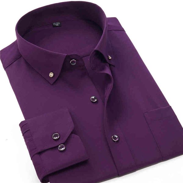 

thin long of the black-white men purple pink 2021 classic spring marks youth fashion pure shirt, White;black