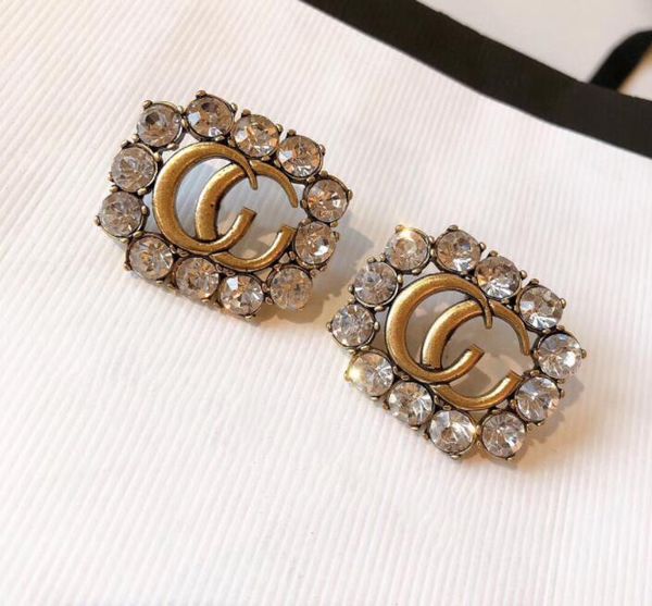 

Vintage design mix Christmas gift Exaggerated large dangle diamond letter long tassel drop earrings for girl women rose gold filled love wed, Silver