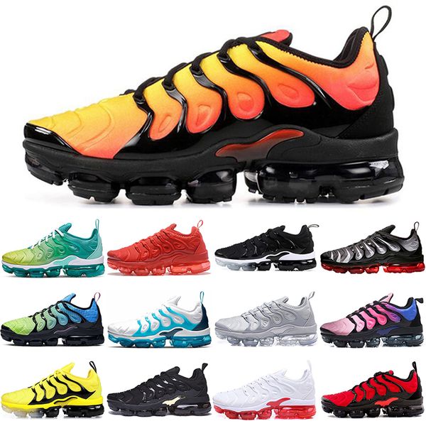 

2021 original plus running shoes runner sunset lemon lime red black aurora green blue fury cool grey hyper violet bumblebee bred grape sneak